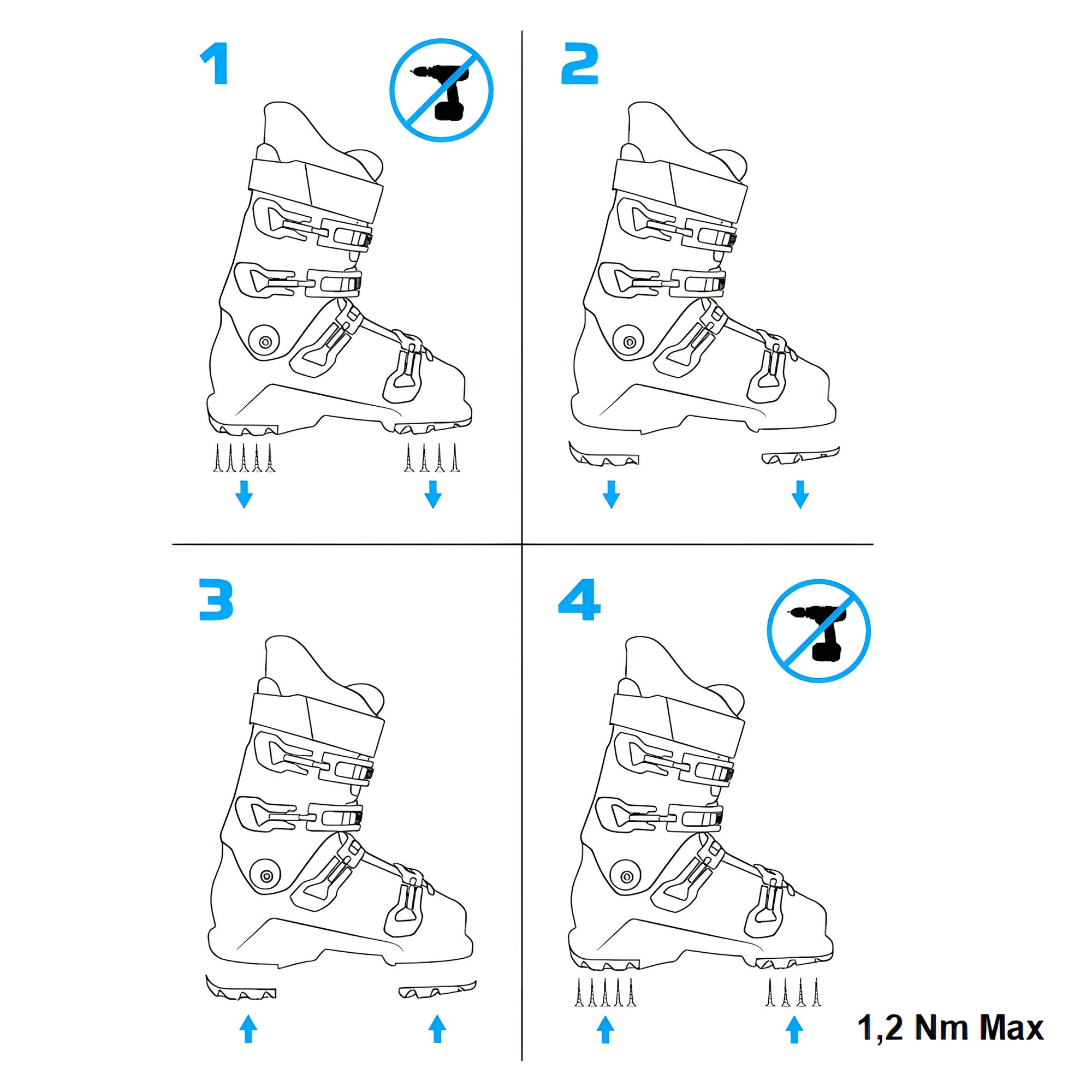 Salomon Part Sseries Front Alp Pads 5355