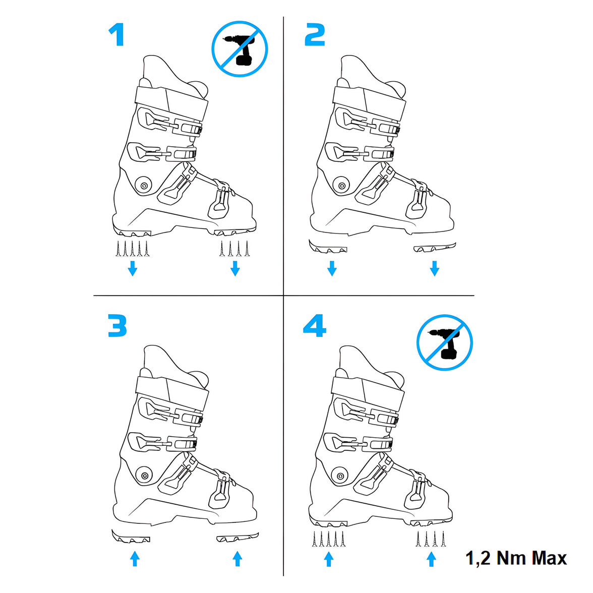 Salomon Part Sseries Front Alp Pads 5355