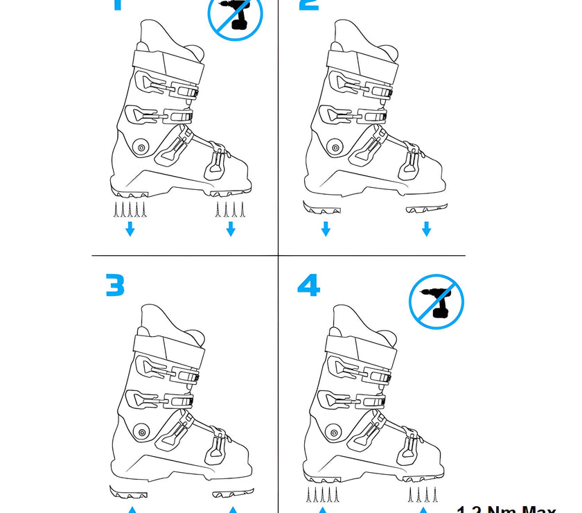 Salomon Part Sseries Front Alp Pads 5355