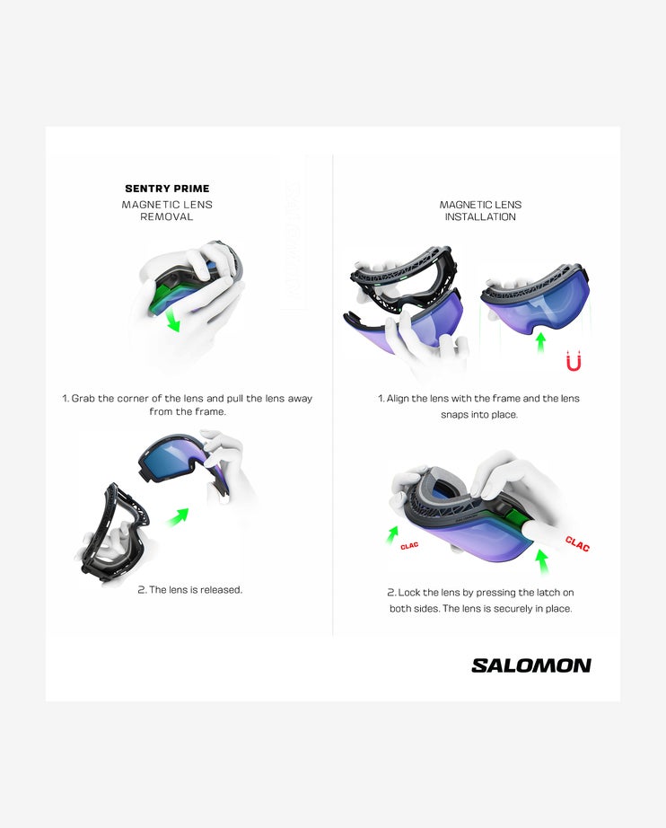 Salomon Goggles Sentry Prime Sigmaphoto (and Extra Lens)