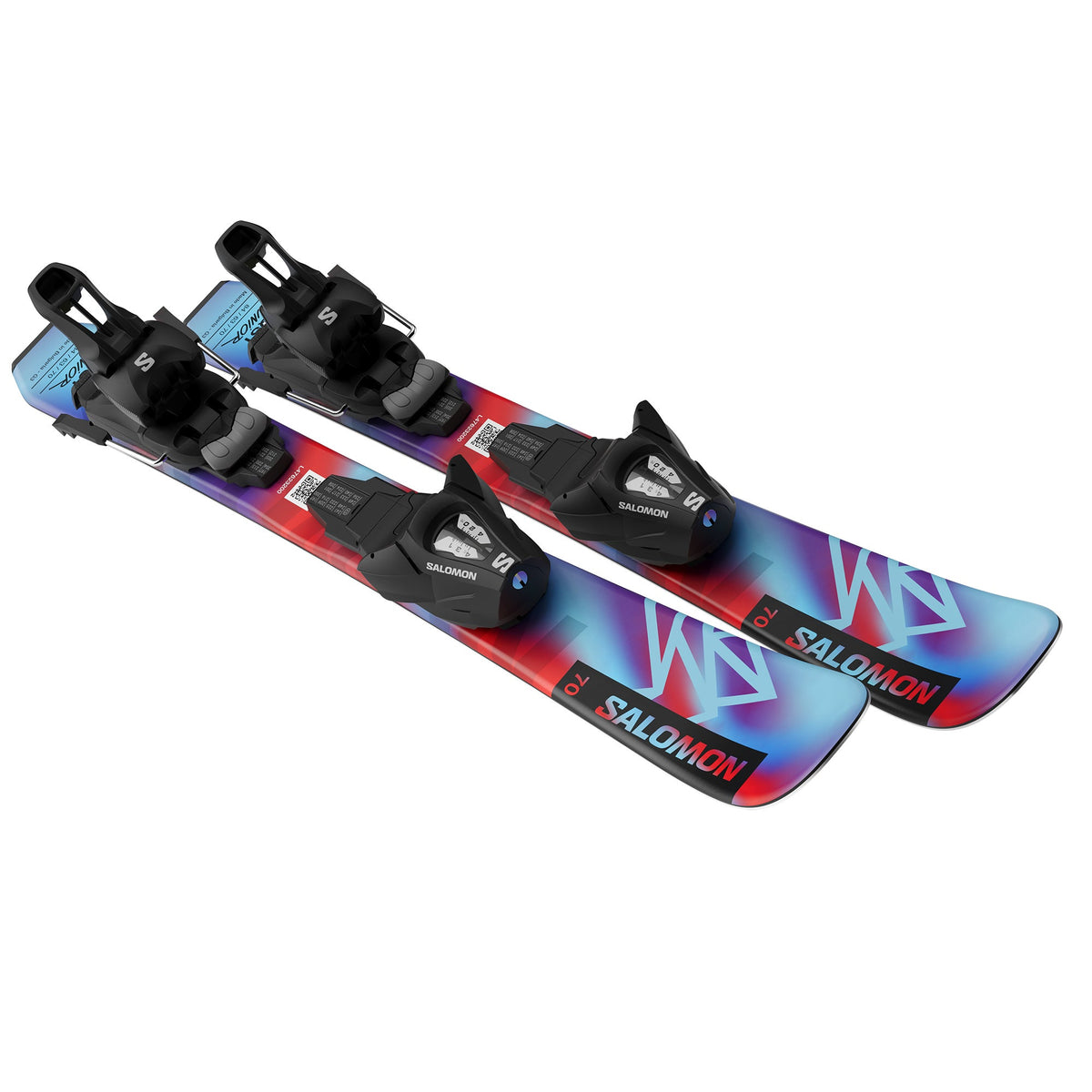 Salomon QST Jr XS Skis + C5 GW J75 Bindings - Junior