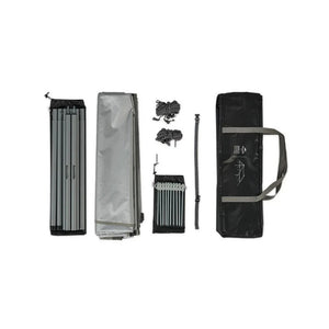 Naturehike Girder Shelter Tarp With 2 Poles Vinyl Coated Silver Version Black