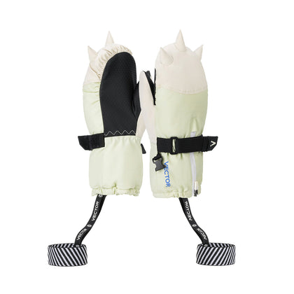 Vector Bearpaw Zipper Bear Paw Gloves - Kids