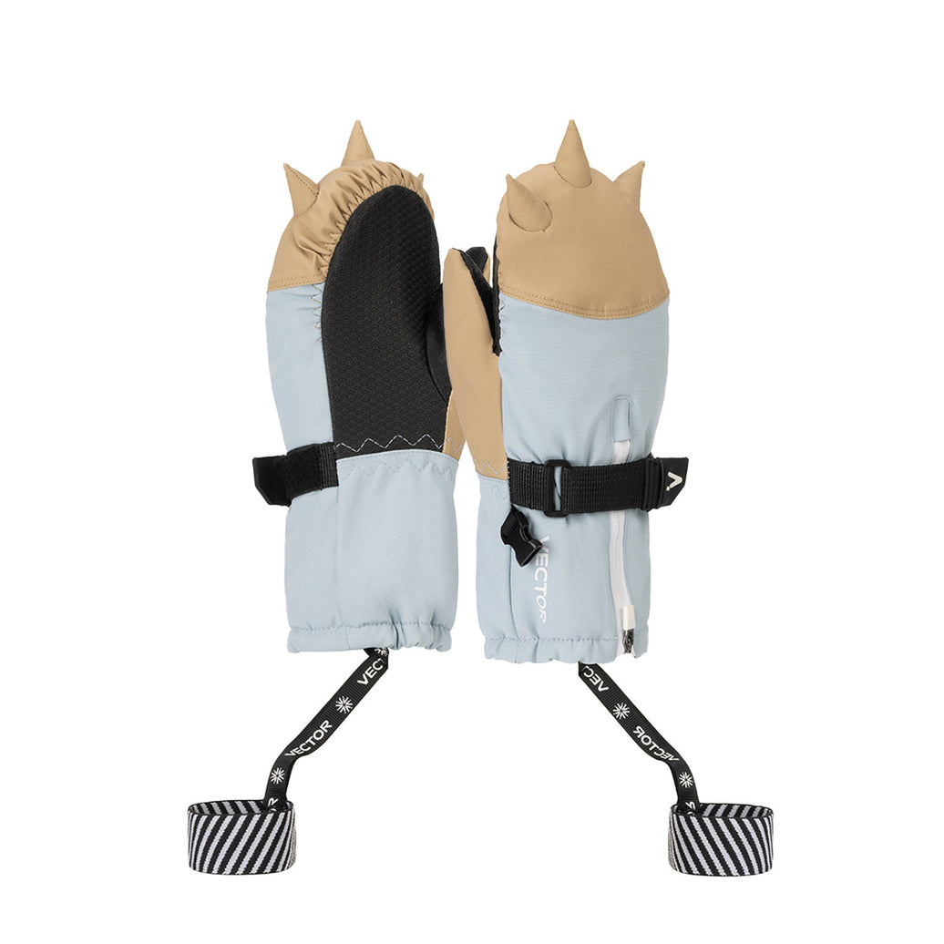 Vector Bearpaw Zipper Bear Paw Gloves - Kids