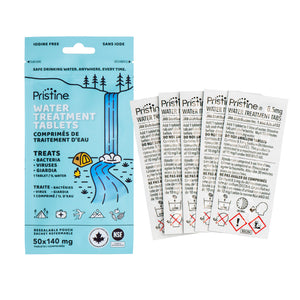Pristine Water Purification Tablets