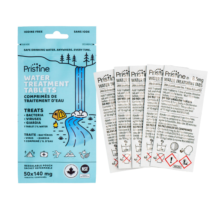 Pristine Water Purification Tablets