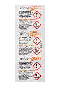 Pristine Water Purification Tablets