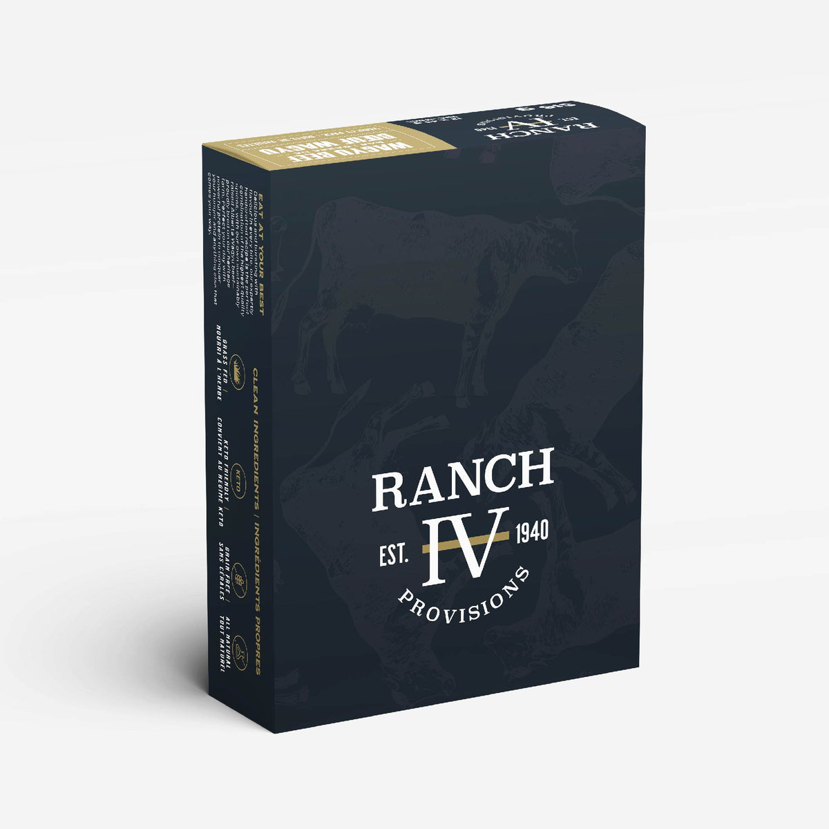 Ranch IV Provisions Wagyu Beef Bar Variety Pack - 12 Bars
