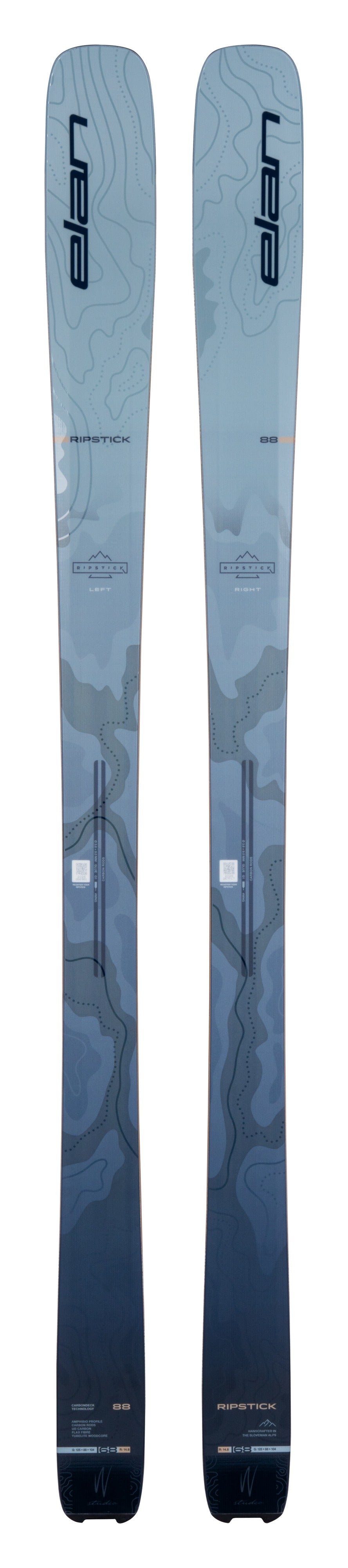 Elan Ripstick 88 W Skis (Flat) - Women's - upright full-length topsheet