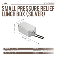 Campingmoon Mess Tin 0.65L S-1609