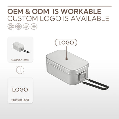 Campingmoon Mess Tin 0.65L S-1609