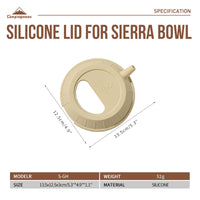 Campingmoon Sierra Silicone Lid S-GH