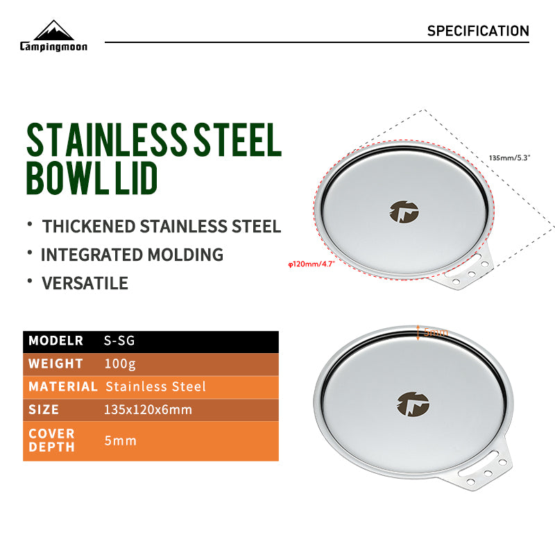 Campingmoon Sierra Cup Lid S-SG