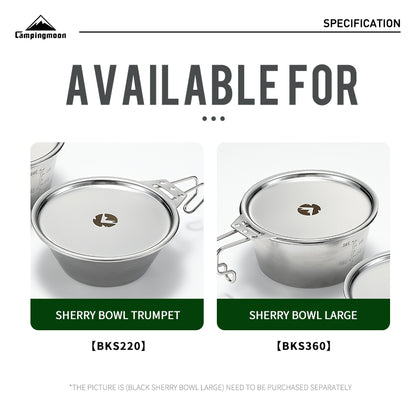 Campingmoon Sierra Cup Lid S-SG