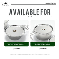 Campingmoon Sierra Cup Lid S-SG