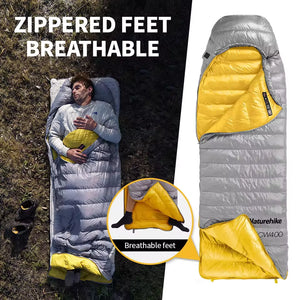 Naturehike Cicada Wing CW700 Down Envelope Sleeping Bag - With Hood (2026)