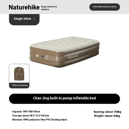 Naturehike Chenjing Built-In Pump Inflatable Mattress - 38cm