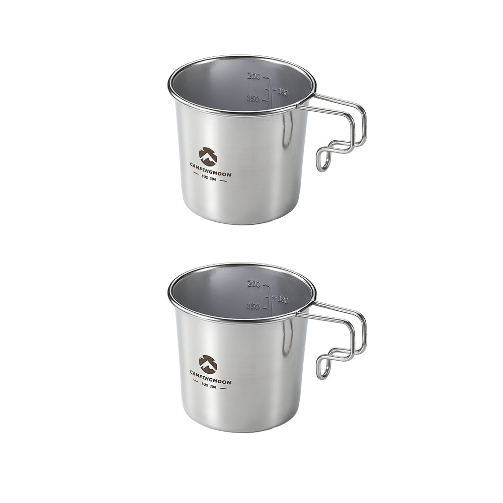 Camping Moon S-190 304 Stainless Steel Small Beer Mug