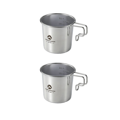 Camping Moon S-190 304 Stainless Steel Small Beer Mug 2026