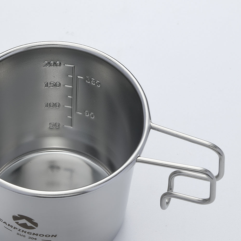 Camping Moon S-190 304 Stainless Steel Small Beer Mug 2026