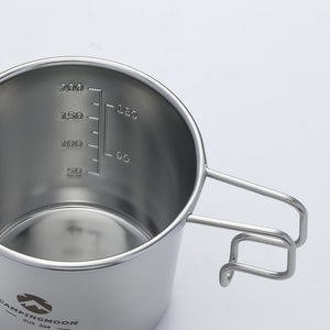 Camping Moon S-190 304 Stainless Steel Small Beer Mug (2026)