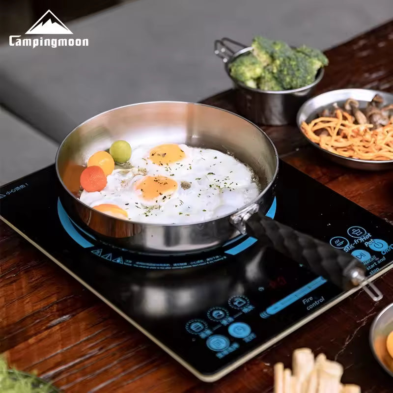 Camping Moon CC-23 camping three-layer steel frying pan (2026)