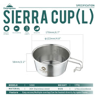 Campingmoon Deep Sierra Cup S-360