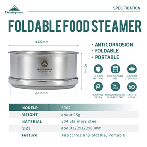 Campingmoon Steamed Cup S362