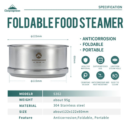 Campingmoon Steamed Cup S362