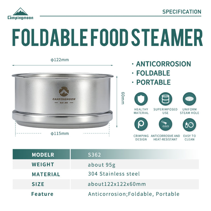 Campingmoon Steamed Cup S362