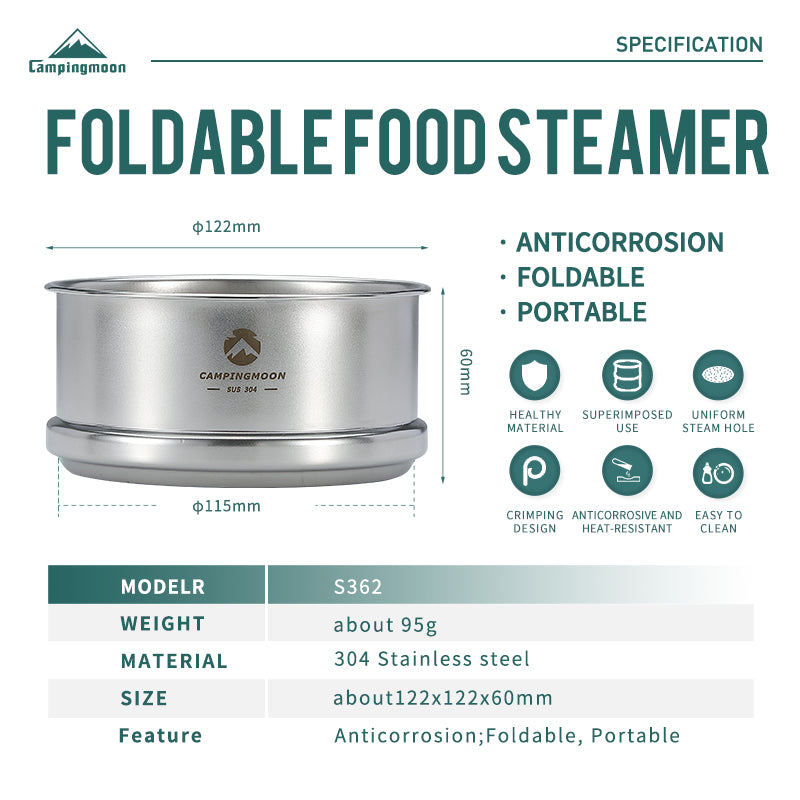 Campingmoon Steamed Cup S362