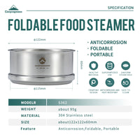 Campingmoon Steamed Cup S362