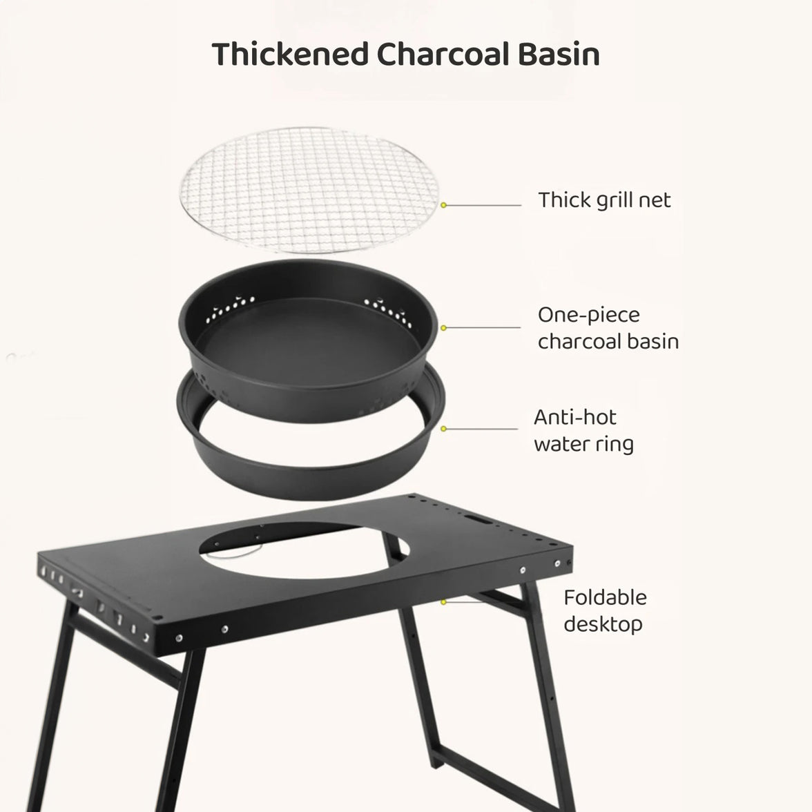 Foldable Portable Korean Bbq Rack【Borderline Selection】