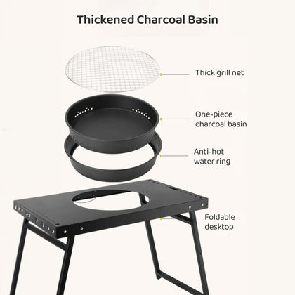 Foldable Portable Korean Bbq Rack【Borderline Selection】