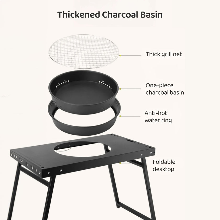 Foldable Portable Korean Bbq Rack【Borderline Selection】