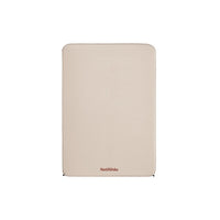 A beige, square-shaped self-inflating sleeping pad with the Naturehike brand logo visible.