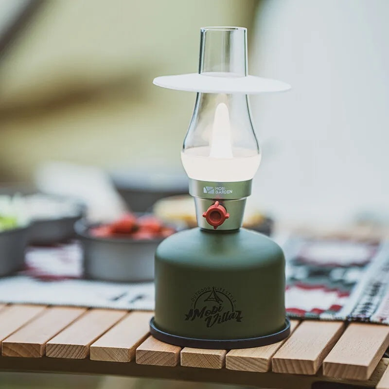 Mobi Garden Retro Camp Light - Green