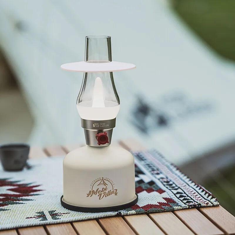 Mobi Garden Retro Camp Light - White