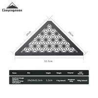 Campingmoon Triangular Plate (Folding Table / IGT Compatible) T-2306C 2026