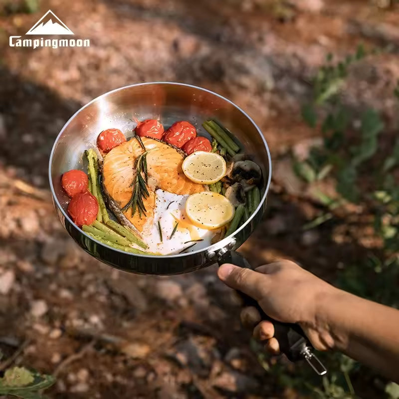 Camping Moon CC-23 camping three-layer steel frying pan (2026)