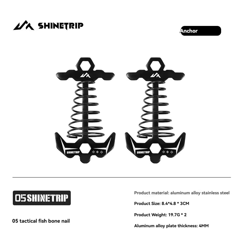 ShineTrip ST-05 Tactical Fishbone Anchor Peg