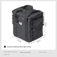 Camping Moon BKXD-5F-B Camping Travel Outdoor Canvas Black Bag 2026