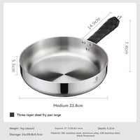 Camping Moon CC-23 camping three-layer steel frying pan 2026