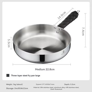 Camping Moon CC-23 camping three-layer steel frying pan (2026)