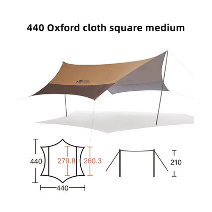 Mobi Garden Medium Firmament Oxford Cloth Tent with Silver Coated Tarp 440