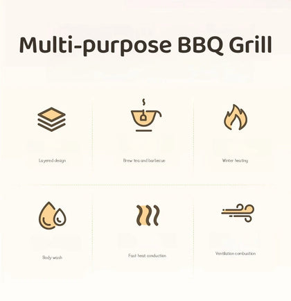 Foldable Portable Korean Bbq Rack【Borderline Selection】