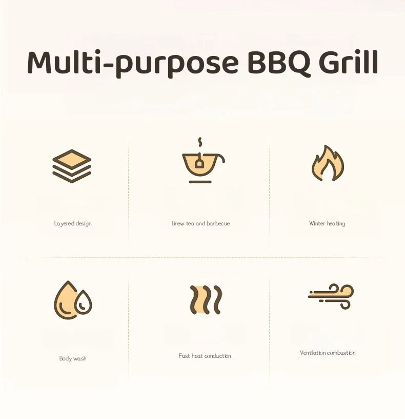 Foldable Portable Korean Bbq Rack【Borderline Selection】