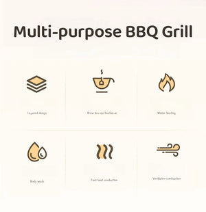 Foldable Portable Korean Bbq Rack【Borderline Selection】