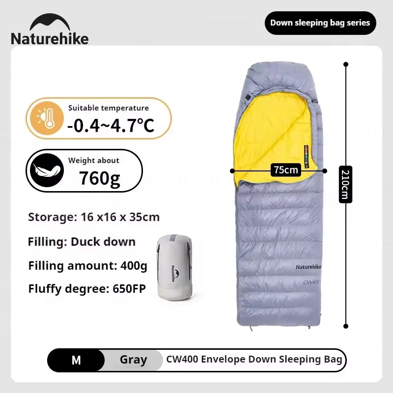 Naturehike Cicada Wing CW400 Square Down Sleeping Bag (2026)