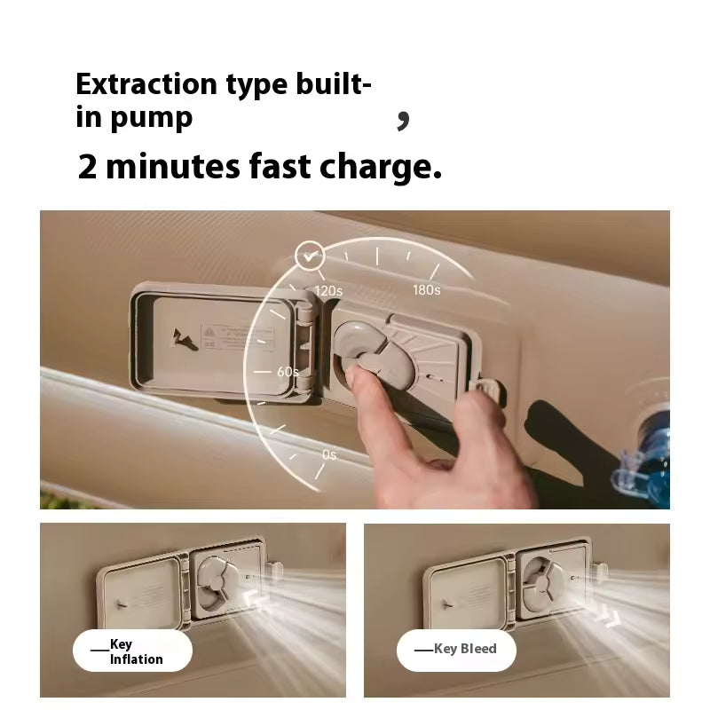 Naturehike Chenjing Built-In Pump Inflatable Mattress - 38cm